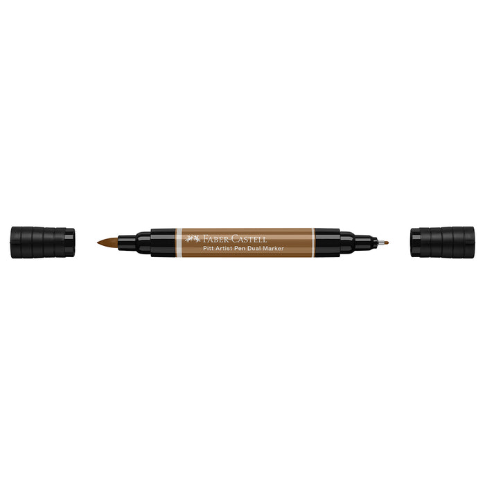 Faber Castell Pitt Artist Pen Dual Marker Raw Umber - #162180 Pitt Artist Pen