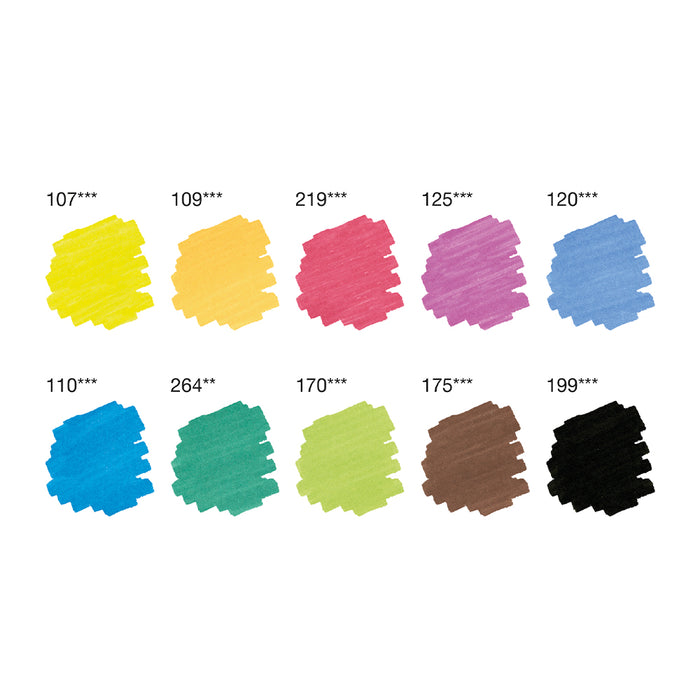 Faber Castell Pitt Artist Pen Dual Marker Wallet Of 10 - #162010 Pitt Artist Pen