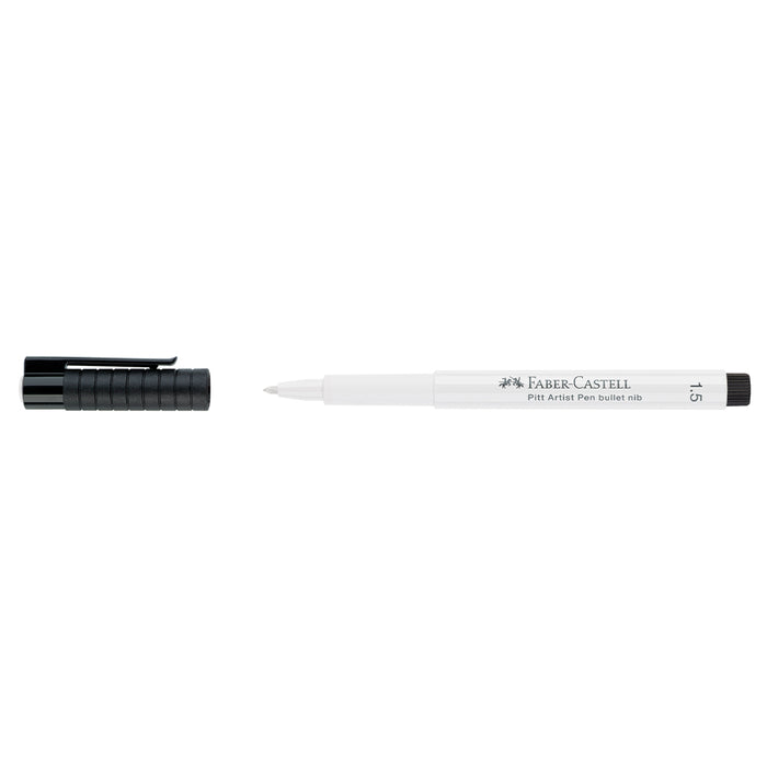 Faber Castell Pitt Artist Pen® 1.5mm Bullet Tip - #101 White - #167893 Pitt Artist Pen