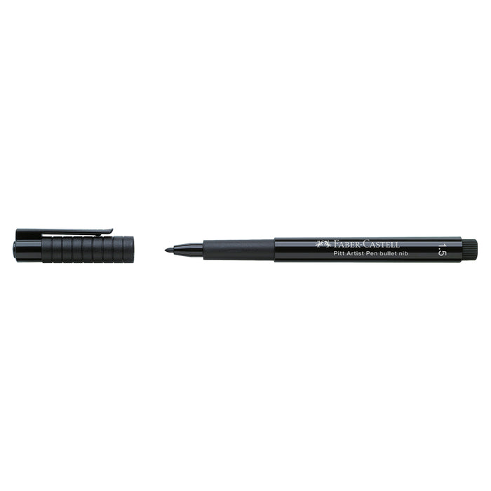 Faber Castell Pitt Artist Pen® 1.5mm Bullet Tip - #199 Black - #167890 Pitt Artist Pen