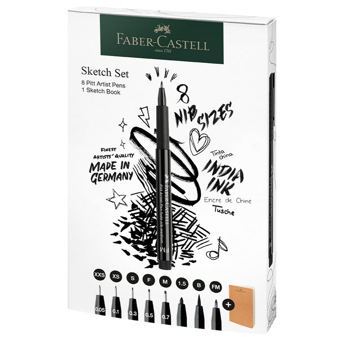 Faber Castell Pitt Artist Pen® 9-piece Set - #267102 Pitt Artist Pen