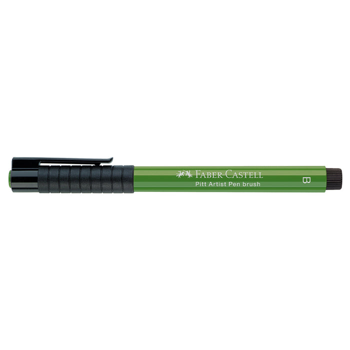 Faber Castell Pitt Artist Pen® Brush - #167 Permanent Green Olive - #167467 Pitt Artist Pens