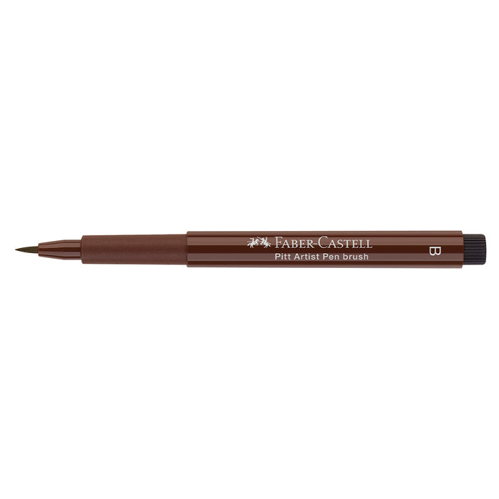 Faber Castell Pitt Artist Pen® Brush - #175 Dark Sepia - #167475 Pitt Artist Pen