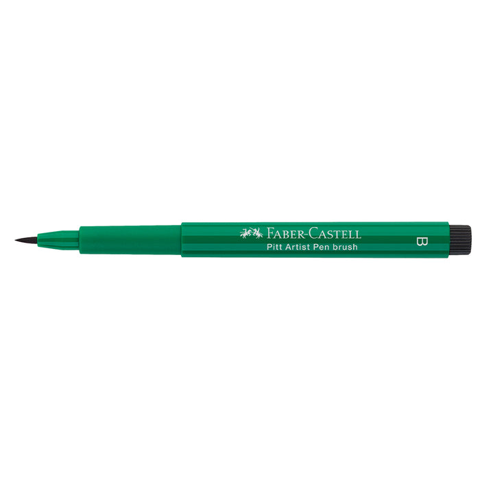 Faber Castell Pitt Artist Pen® Brush - #264 Dark Phthalo Green - #167478 Pitt Artist Pens