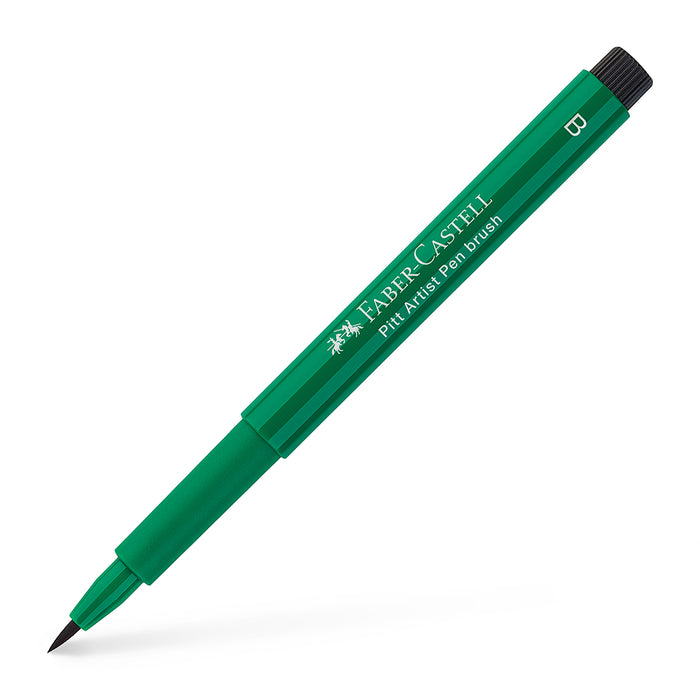 faber castell Pitt Artist Pen® Brush - #264 Dark Phthalo Green - #167478 Pitt Artist Pens