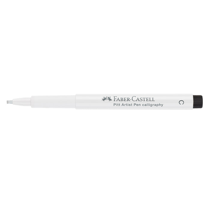 Faber Castell Pitt Artist Pen® Calligraphy - #101 White - #167501 Pitt Artist Pens