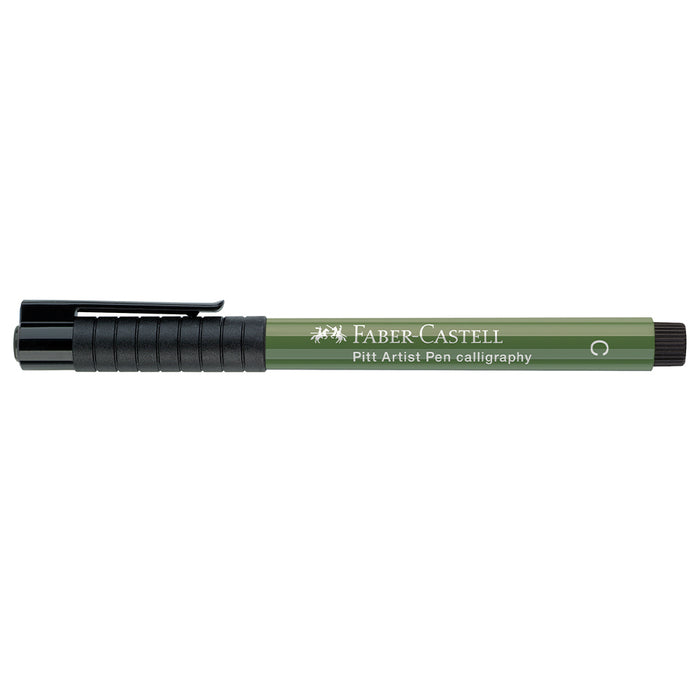Faber Castell Pitt Artist Pen® Calligraphy - #174 Chromium Green Opaque - #167574 Pitt Artist Pens