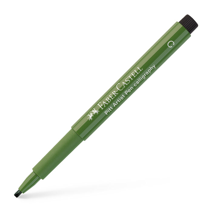 faber castell Pitt Artist Pen® Calligraphy - #174 Chromium Green Opaque - #167574 Pitt Artist Pens