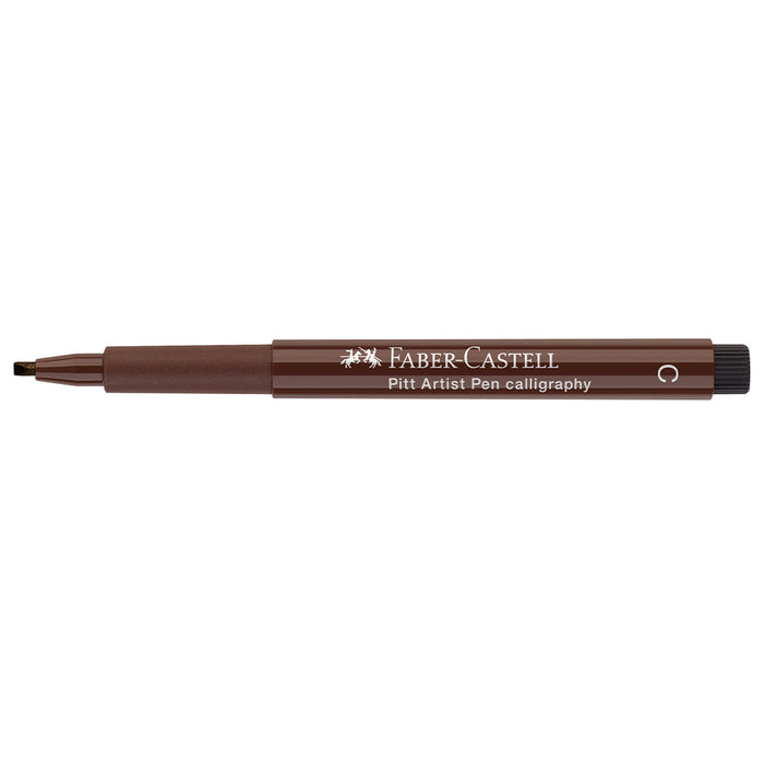 Faber Castell Pitt Artist Pen® Calligraphy - #175 Dark Sepia - #167575 Pitt Artist Pens