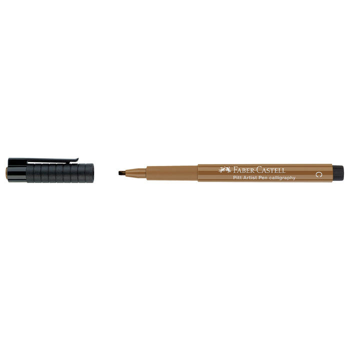 Faber Castell Pitt Artist Pen® Calligraphy - #180 Raw Umber - #167580 Pitt Artist Pens