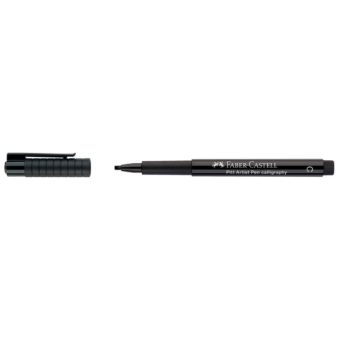 Faber Castell Pitt Artist Pen® Calligraphy - #199 Black - #167599 Pitt Artist Pen