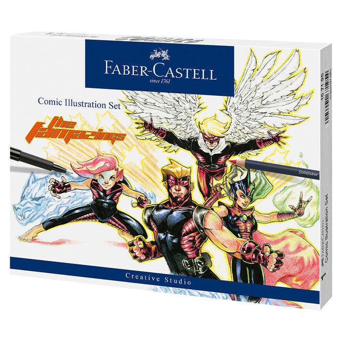 faber castell Pitt Artist Pen® Comic Illustration Set - #167195 Pitt Artist Pens