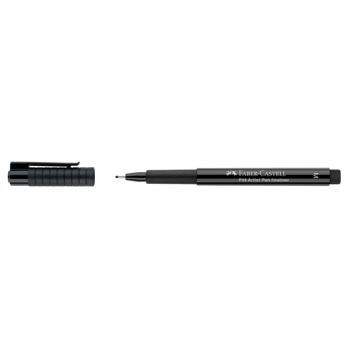Faber Castell Pitt Artist Pen® Fineliner M India Ink Pen Black - #167399 Pitt Artist Pen