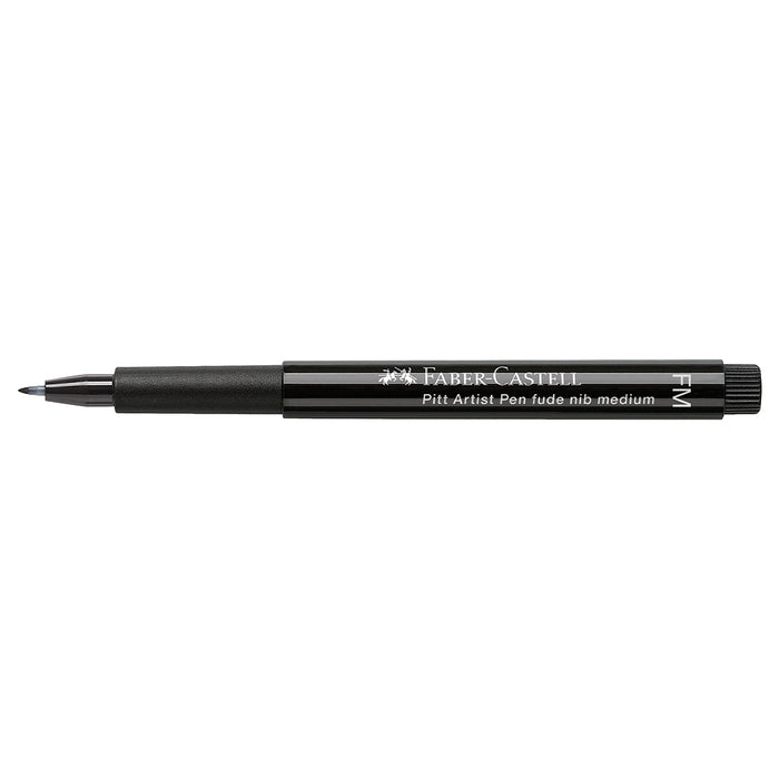 Faber Castell Pitt Artist Pen® Fude Medium - #199 Black - #167894 Pitt Artist Pens