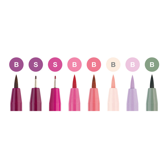 Faber Castell Pitt Artist Pen® Hand Lettering Set - Wallet Of 8 - #267124 Artist Pen