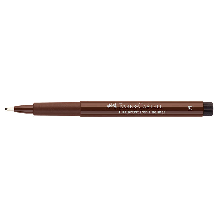 Faber Castell Pitt Artist Pen® Medium - #175 Dark Sepia - #167375 Pitt Artist Pen
