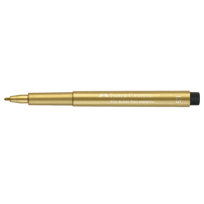 Faber Castell Pitt Artist Pen® Metallic - #250 Gold - #167350 Pitt Artist Pens