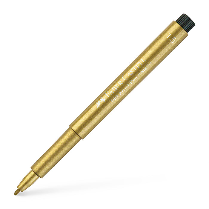 Faber Castell Pitt Artist Pen® Metallic - #250 Gold - #167350 Pitt Artist Pens