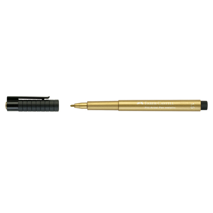 Faber Castell Pitt Artist Pen® Metallic - #250 Gold - #167350 Pitt Artist Pens