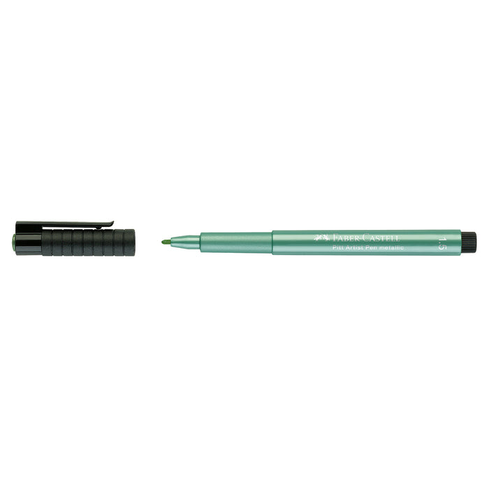 Faber Castell Pitt Artist Pen® Metallic - #294 Green - #167394 Pitt Artist Pens