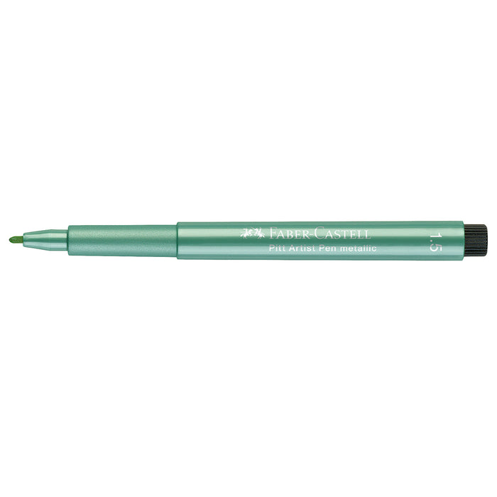Faber Castell Pitt Artist Pen® Metallic - #294 Green - #167394 Pitt Artist Pens