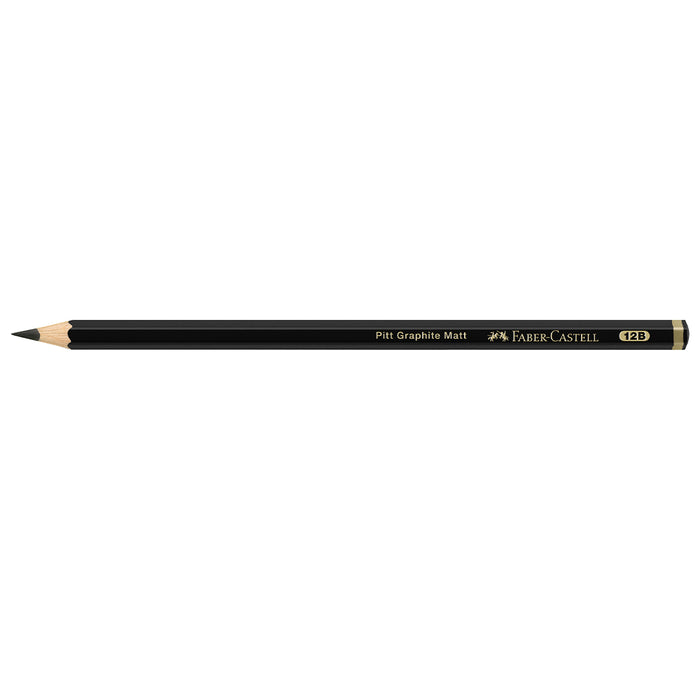 Faber Castell Pitt Graphite Matt Pencil 12B - #115212 Graphite Pencil