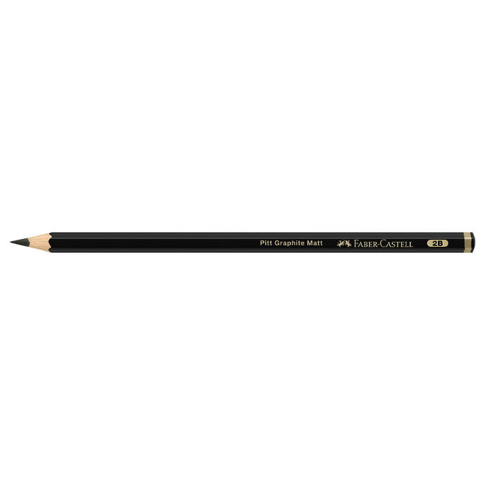 Faber Castell Pitt Graphite Matt Pencil 2B - #115202 Graphite Pencil