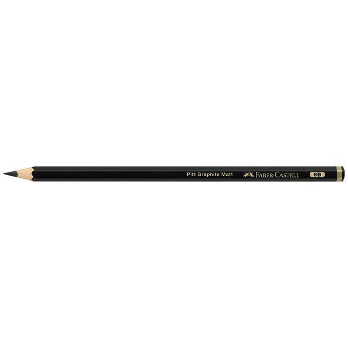 Faber Castell Pitt Graphite Matt Pencil 6B - #115206 Graphite Pencil