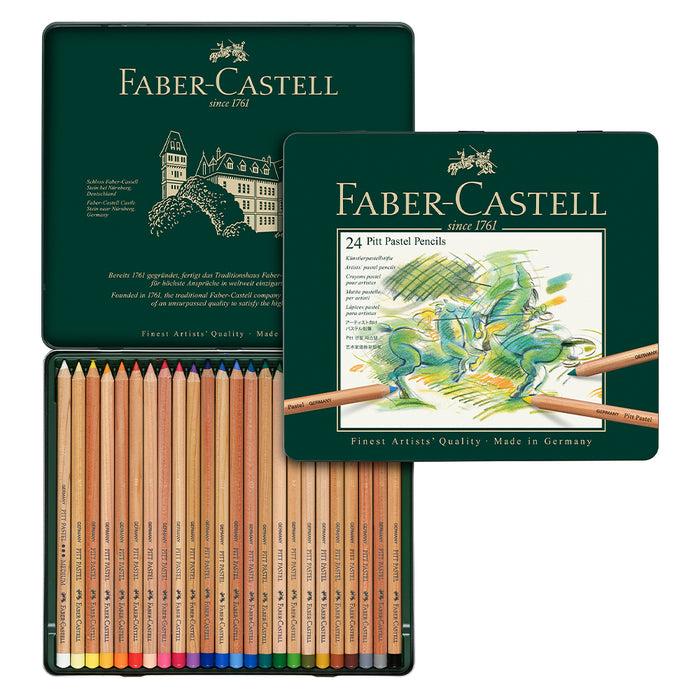 Faber Castell Pitt® Pastel Pencils - Tin Of 24 - #112124 Pastel Pencil