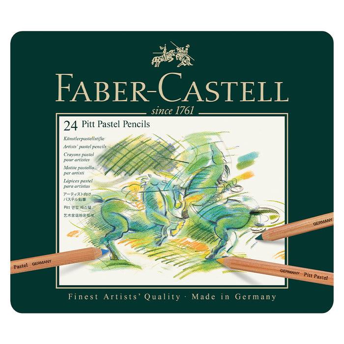 Faber Castell Pitt® Pastel Pencils - Tin Of 24 - #112124 Pastel Pencil
