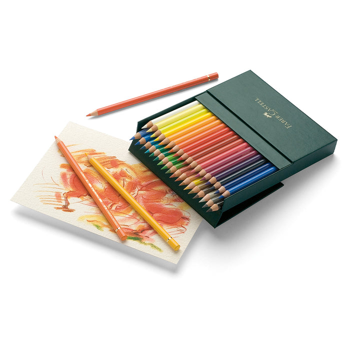 Faber Castell Polychromos® Artists' Colour Pencils - Studio Box Of 36 - #110038 Colour Pencils
