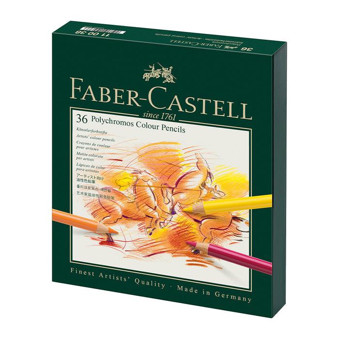 faber castell Polychromos® Artists' Colour Pencils - Studio box of 36 - #110038 Colour Pencils