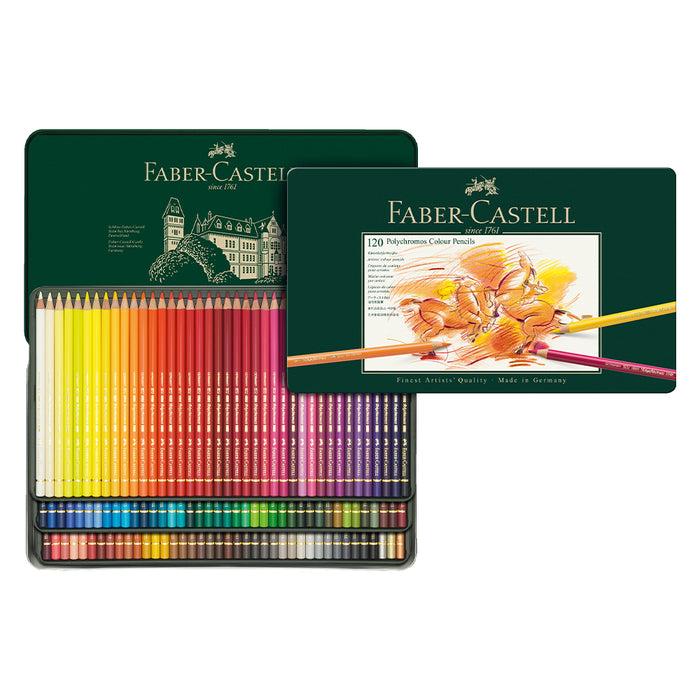 Faber Castell Polychromos® Artists' Colour Pencils - Tin Of 120 - #110011 Colour Pencils