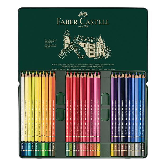 Faber Castell Polychromos® Artists' Colour Pencils - Tin Of 60 - #110060 Colour Pencils