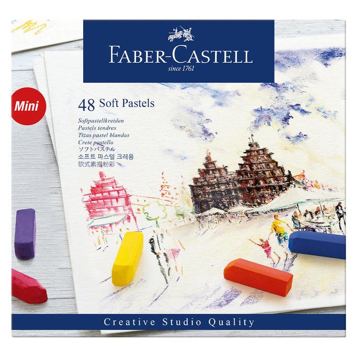 faber castell Soft pastels mini cardboard wallet of 48 - #128248 Soft Pastels