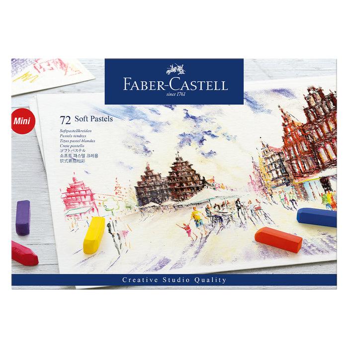 faber castell Soft pastels mini cardboard wallet of 72 - #128272 Soft Pastels
