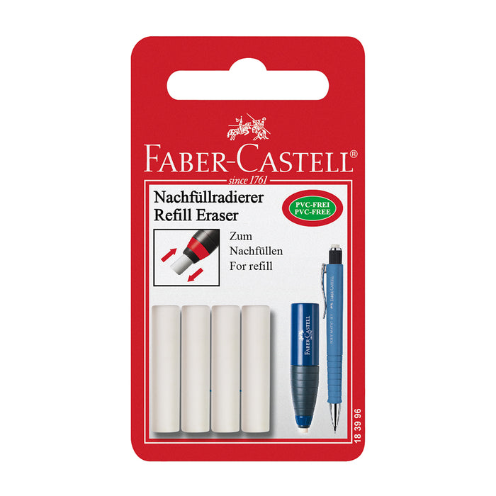 faber castell Spare eraser for eraser-sharpener combi set of 4 - #183996 Eraser