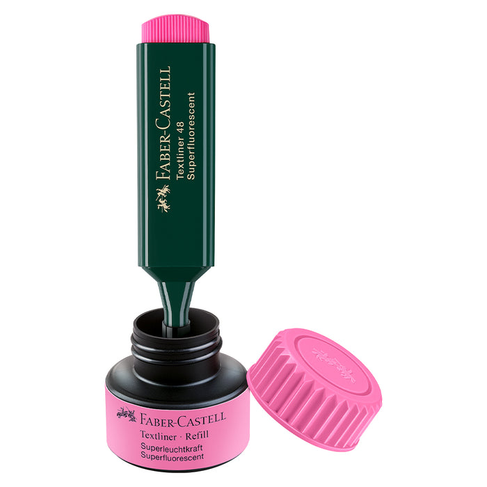 Faber Castell Textliner 1549 Refill System Pink - #154928 Textliner