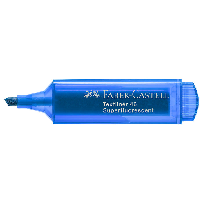 Faber Castell Textliner 46 Superflourescent Blue - #154652 Textliner