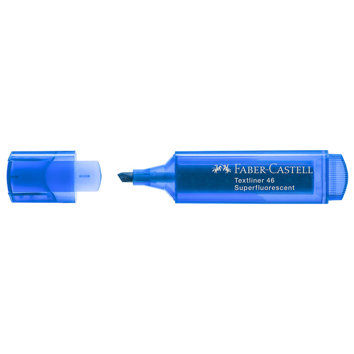 Faber Castell Textliner 46 Superflourescent Blue - #154652 Textliner