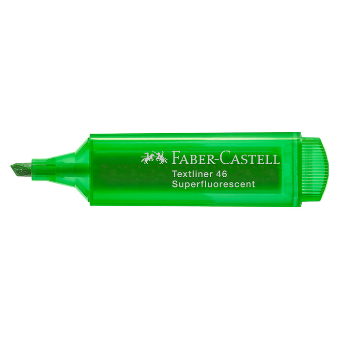 Faber Castell Textliner 46 Superflourescent Green - #154663 Textliner