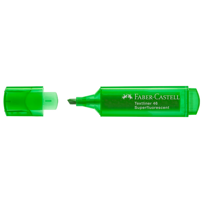 Faber Castell Textliner 46 Superflourescent Green - #154663 Textliner