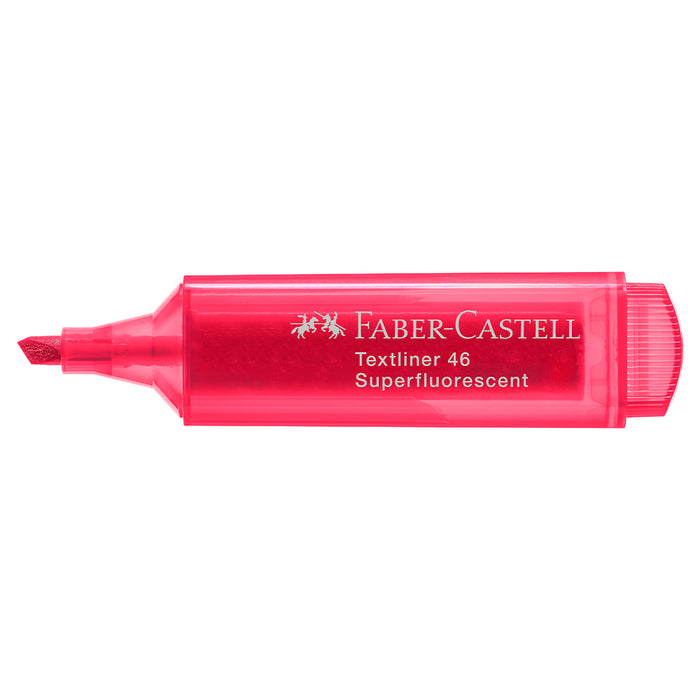 Faber Castell Textliner 46 Superflourescent Red - #154621 Textliner
