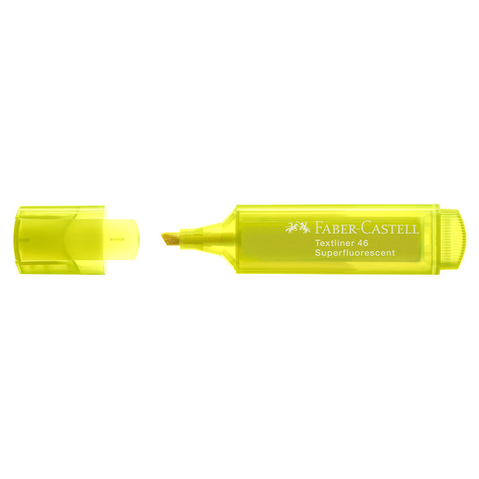 Faber Castell Textliner 46 Superflourescent Yellow - #154607 Textliner
