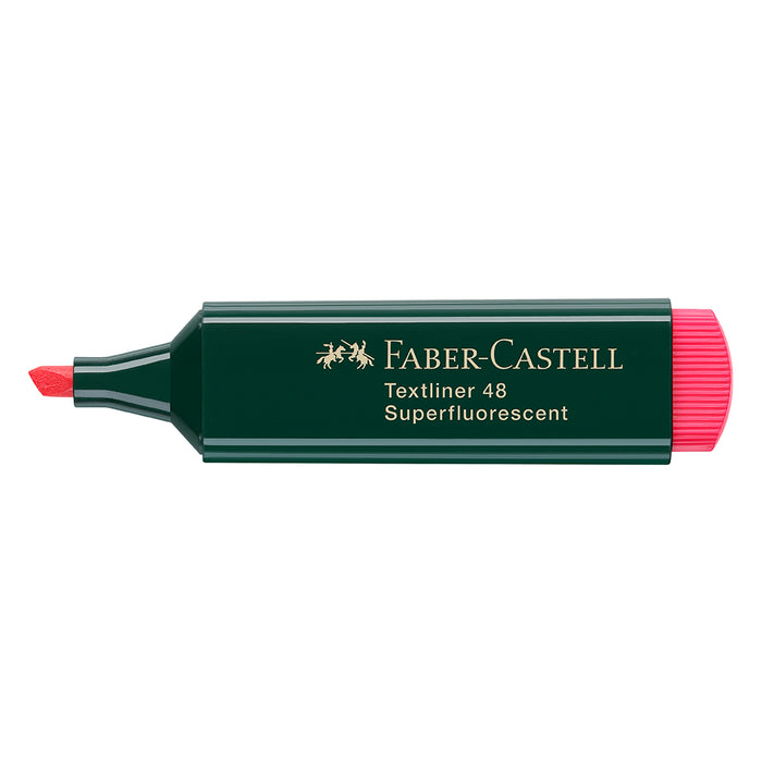 Faber Castell Textliner 48 Superfluorescent Red - #154821 Textliner
