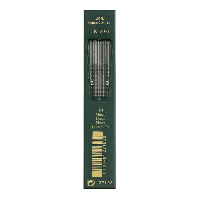 faber castell TK®9071 2mm Leads -10 ct tube - 2B - #127102 Refill Leads