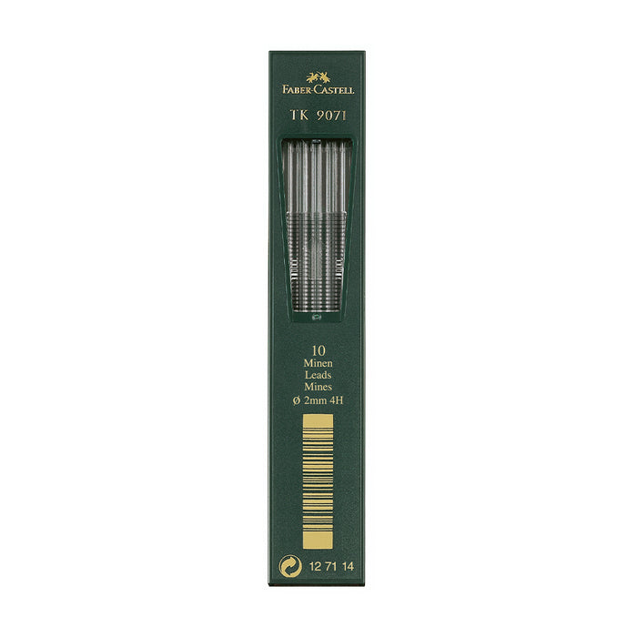 faber castell TK®9071 2mm Leads - 10 ct tube - 4H - #127114 Refill Leads