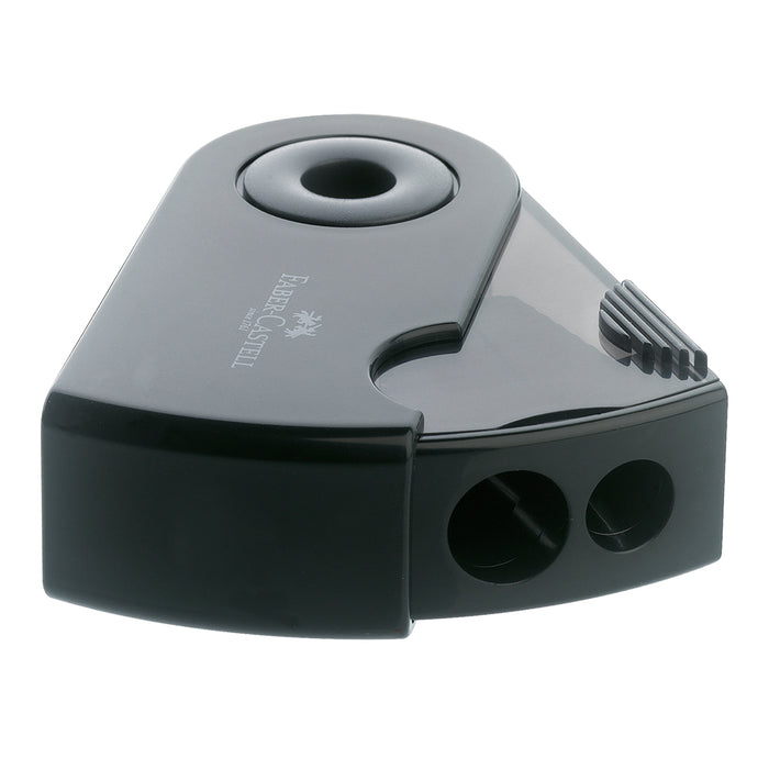 faber castell Twin sharpener with protective sleeve black #182700 Sharpener