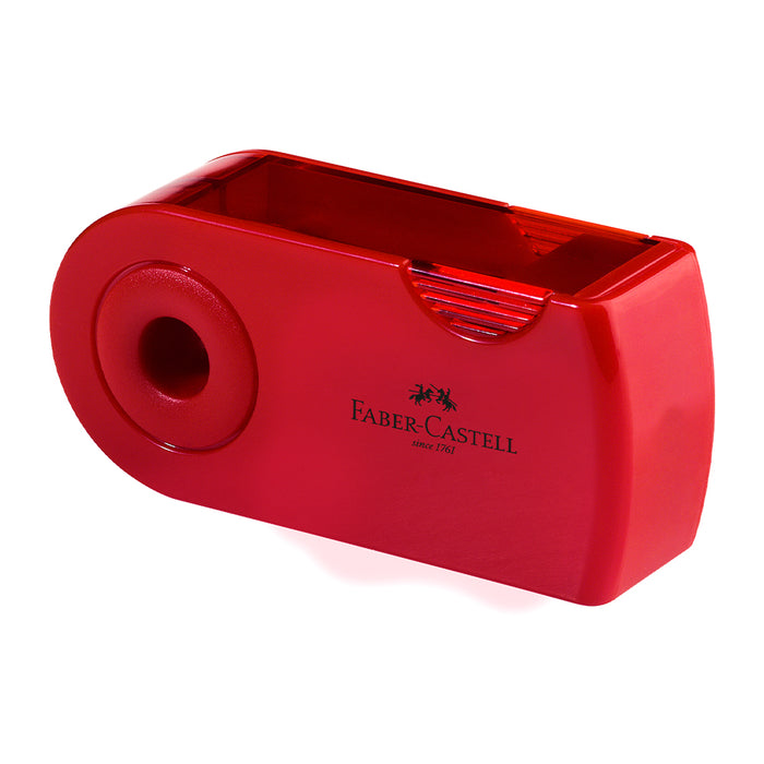 Faber Castell Twin Sharpener With Protective Sleeve Blackberry #182701 Sharpener