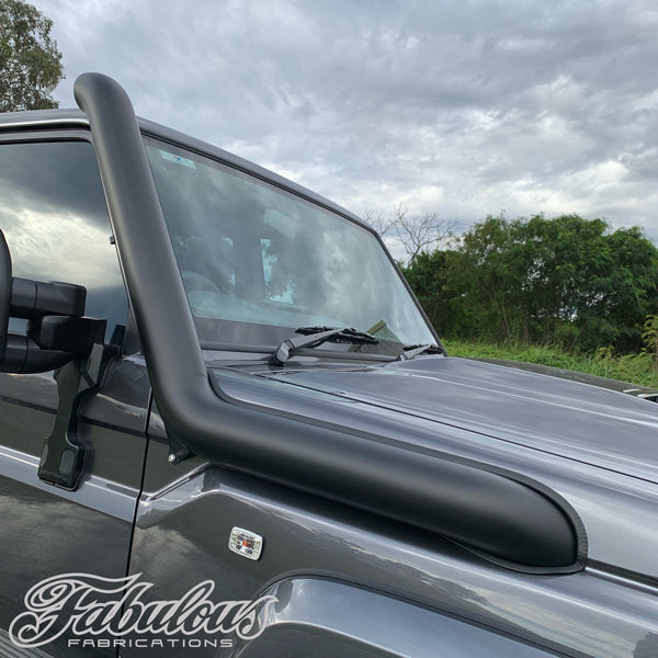 Fabulous Fabs 4 Inch Stainless Snorkel To Suit Toyota Landcruiser VDJ 76/78/79 4x4 Accessories